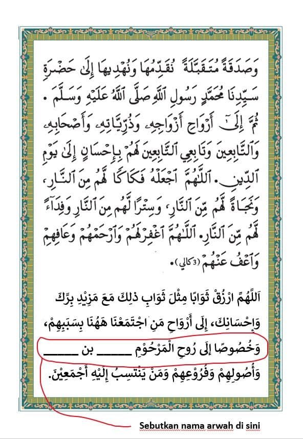 tahlil ringkas