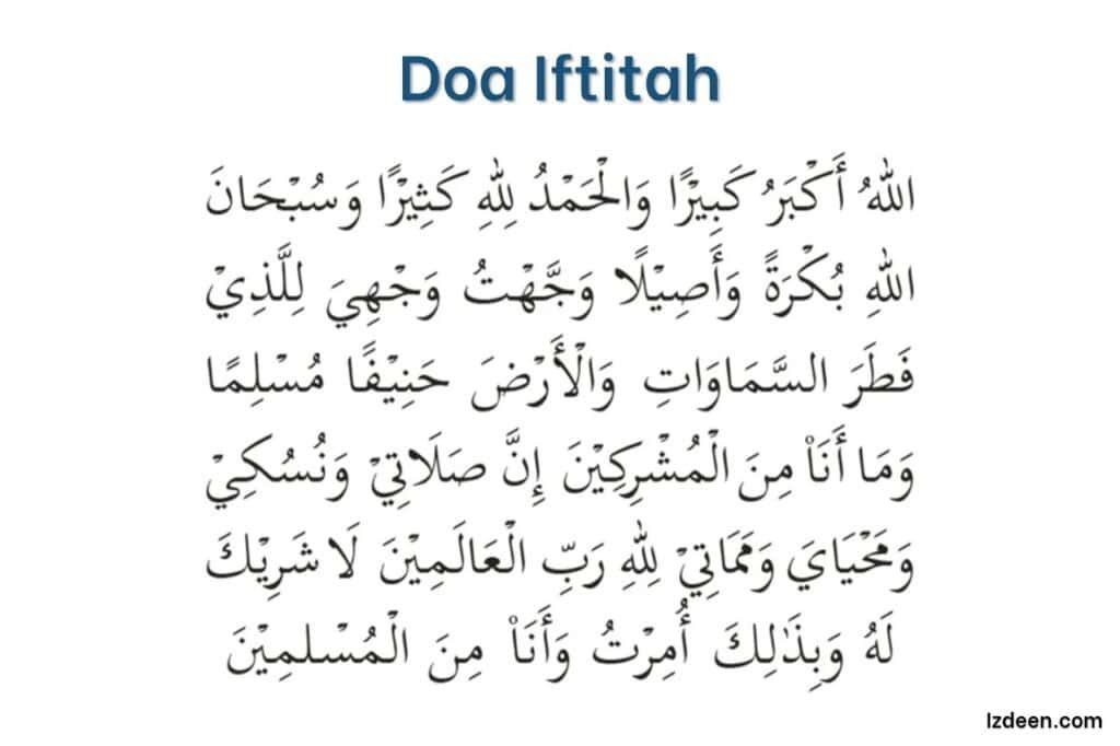 doa iftitah