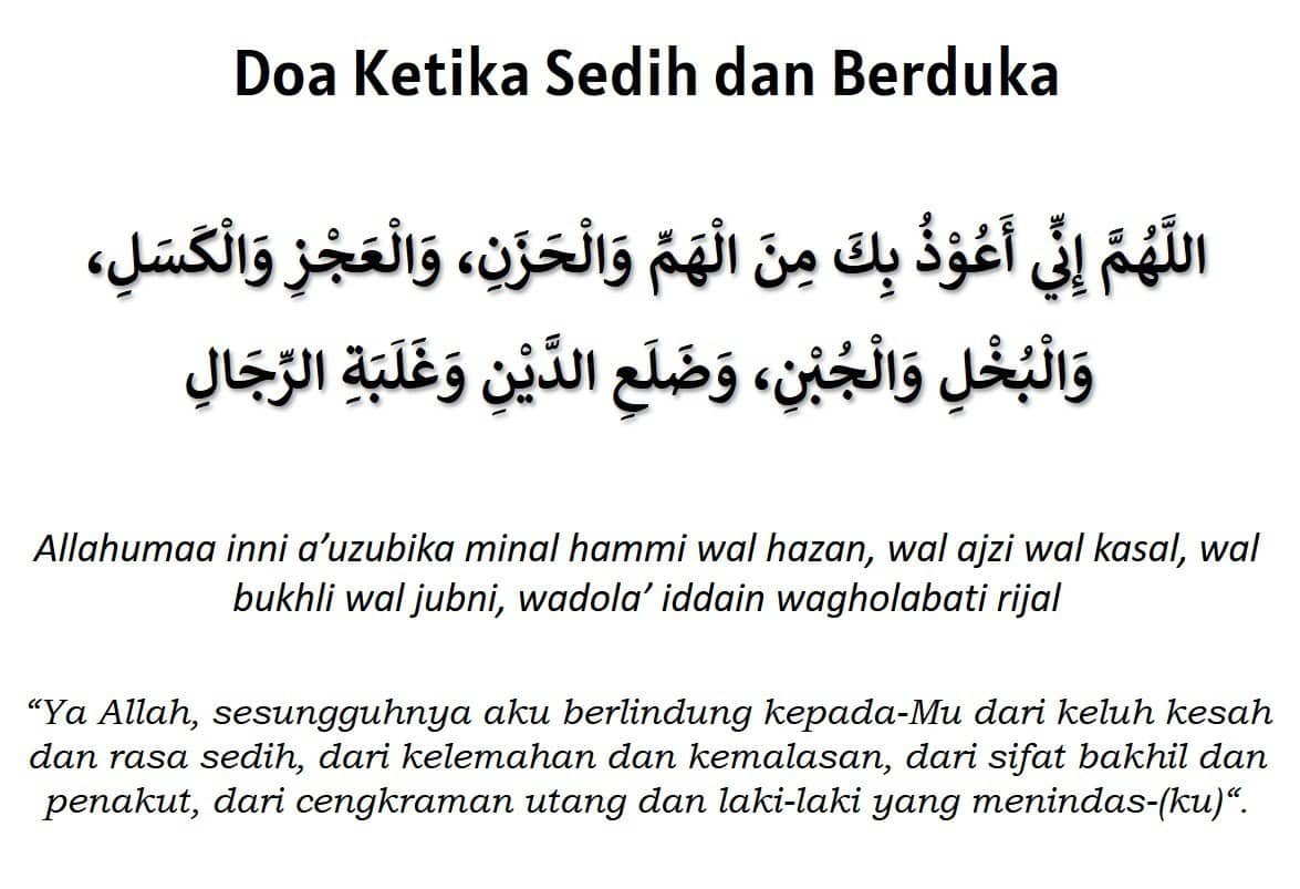 doa ketika sedih
