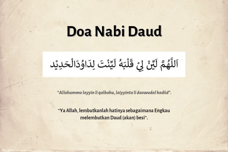 doa nabi daud