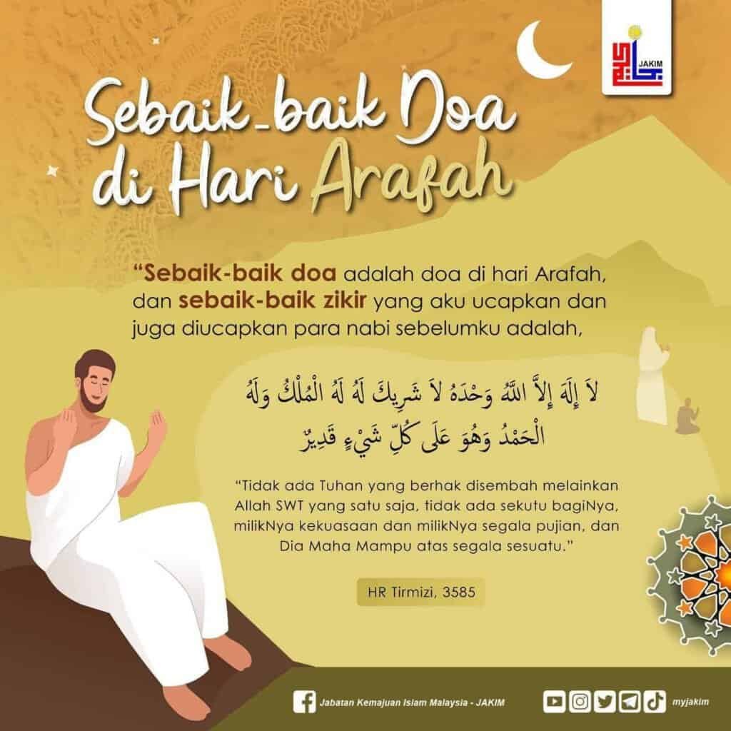 teks doa arafah rumi jawi dan arab jakim