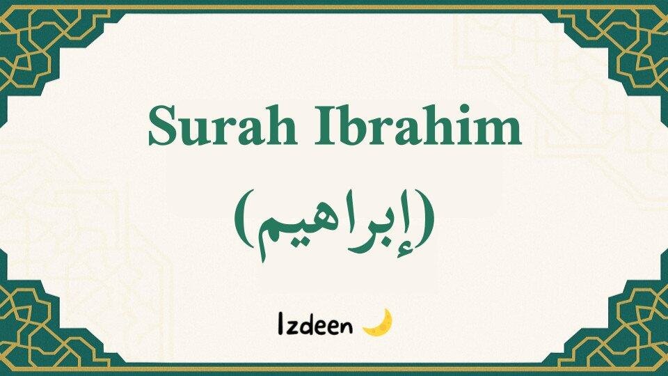 Surah ibrahim